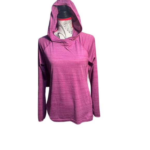Reebok Tops - Women's Pink Reebok Cowl Neck Pullover Size M